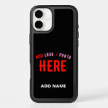 STYLISH MODERN CUSTOMIZABLE BLACK VERIFIED BRANDED iPhone 16 MINI CASE
