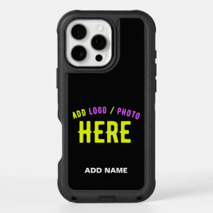 STYLISH MODERN CUSTOMIZABLE BLACK VERIFIED BRANDED iPhone 16 PRO MAX CASE