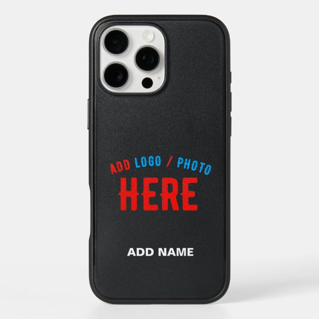 STYLISH MODERN CUSTOMIZABLE BLACK VERIFIED BRANDED OTTERBOX iPhone CASE (Back)