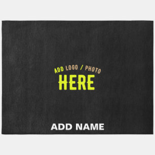 STYLISH MODERN CUSTOMIZABLE BLACK VERIFIED BRANDED OUTDOOR RUG