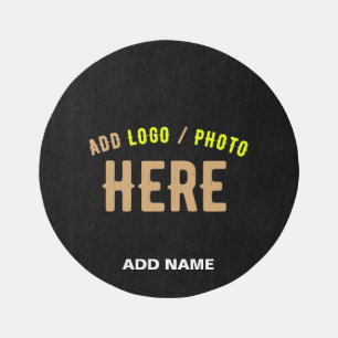 STYLISH MODERN CUSTOMIZABLE BLACK VERIFIED BRANDED OUTDOOR RUG