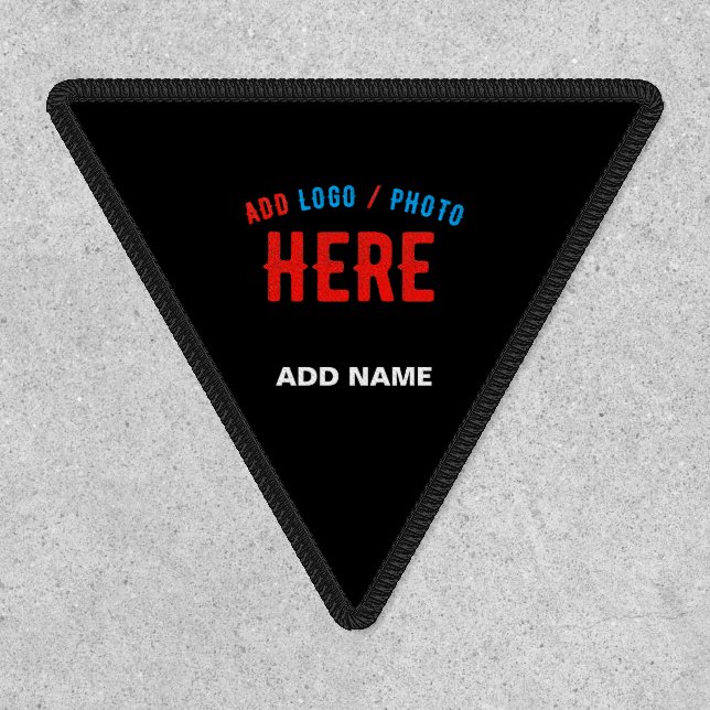 STYLISH MODERN CUSTOMIZABLE BLACK VERIFIED BRANDED PATCH (Front)