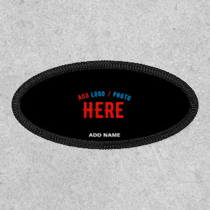 STYLISH MODERN CUSTOMIZABLE BLACK VERIFIED BRANDED PATCH