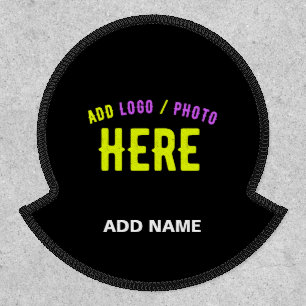 STYLISH MODERN CUSTOMIZABLE BLACK VERIFIED BRANDED PATCH