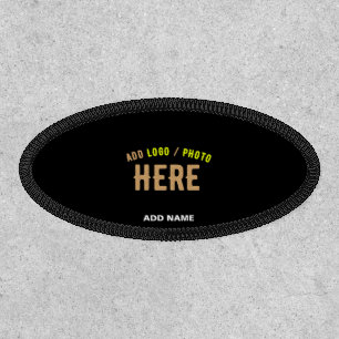 STYLISH MODERN CUSTOMIZABLE BLACK VERIFIED BRANDED PATCH