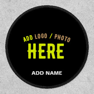 STYLISH MODERN CUSTOMIZABLE BLACK VERIFIED BRANDED PATCH