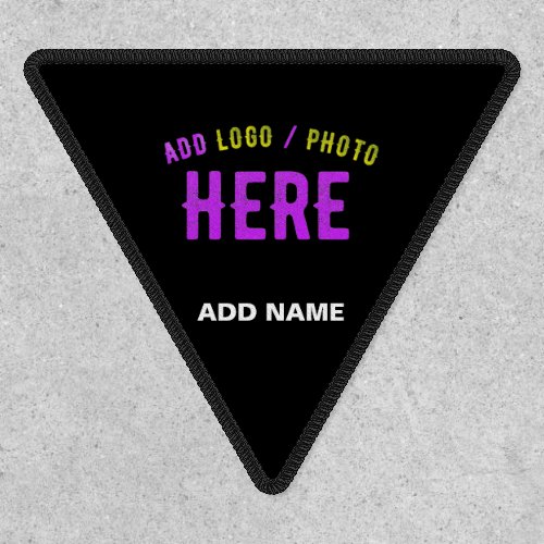 STYLISH MODERN CUSTOMIZABLE BLACK VERIFIED BRANDED PATCH