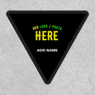 STYLISH MODERN CUSTOMIZABLE BLACK VERIFIED BRANDED PATCH