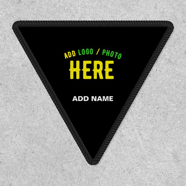 STYLISH MODERN CUSTOMIZABLE BLACK VERIFIED BRANDED PATCH (Front)
