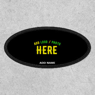 STYLISH MODERN CUSTOMIZABLE BLACK VERIFIED BRANDED PATCH