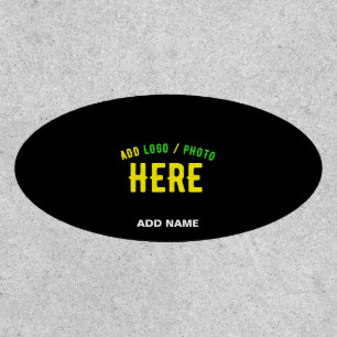 STYLISH MODERN CUSTOMIZABLE BLACK VERIFIED BRANDED PATCH