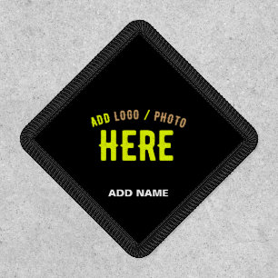 STYLISH MODERN CUSTOMIZABLE BLACK VERIFIED BRANDED PATCH