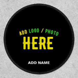 STYLISH MODERN CUSTOMIZABLE BLACK VERIFIED BRANDED PATCH