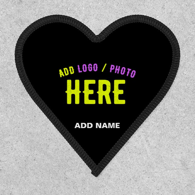 STYLISH MODERN CUSTOMIZABLE BLACK VERIFIED BRANDED PATCH (Front)