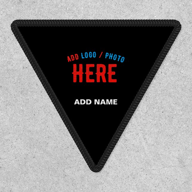 STYLISH MODERN CUSTOMIZABLE BLACK VERIFIED BRANDED PATCH (Front)