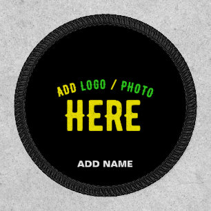 STYLISH MODERN CUSTOMIZABLE BLACK VERIFIED BRANDED PATCH