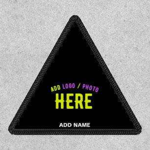 STYLISH MODERN CUSTOMIZABLE BLACK VERIFIED BRANDED PATCH