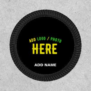 STYLISH MODERN CUSTOMIZABLE BLACK VERIFIED BRANDED PATCH