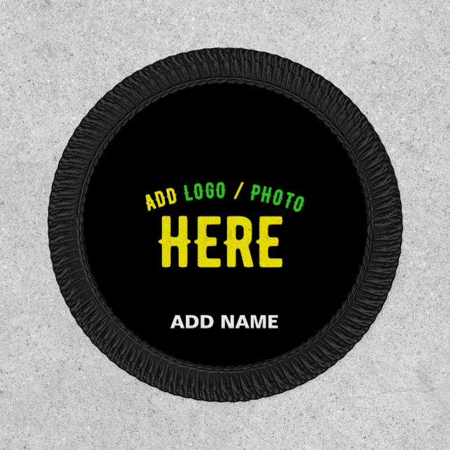 STYLISH MODERN CUSTOMIZABLE BLACK VERIFIED BRANDED PATCH (Front)
