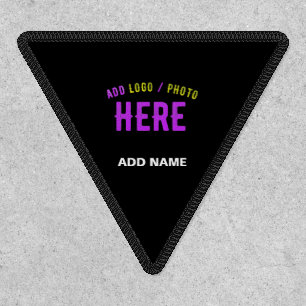 STYLISH MODERN CUSTOMIZABLE BLACK VERIFIED BRANDED PATCH
