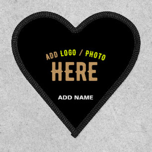 STYLISH MODERN CUSTOMIZABLE BLACK VERIFIED BRANDED PATCH