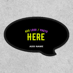 STYLISH MODERN CUSTOMIZABLE BLACK VERIFIED BRANDED PATCH