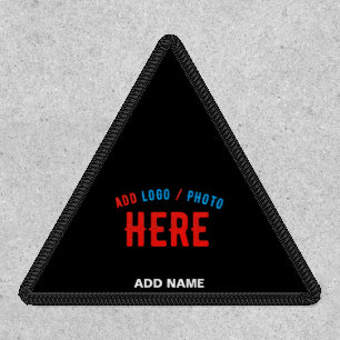 STYLISH MODERN CUSTOMIZABLE BLACK VERIFIED BRANDED PATCH