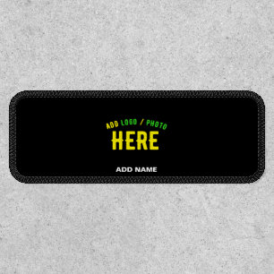 STYLISH MODERN CUSTOMIZABLE BLACK VERIFIED BRANDED PATCH