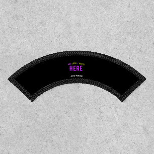 STYLISH MODERN CUSTOMIZABLE BLACK VERIFIED BRANDED PATCH
