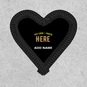 STYLISH MODERN CUSTOMIZABLE BLACK VERIFIED BRANDED PATCH