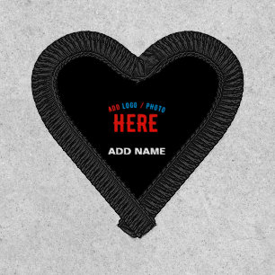 STYLISH MODERN CUSTOMIZABLE BLACK VERIFIED BRANDED PATCH