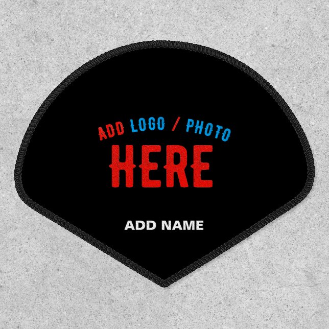 STYLISH MODERN CUSTOMIZABLE BLACK VERIFIED BRANDED PATCH (Front)