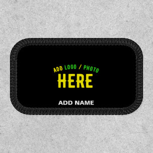 STYLISH MODERN CUSTOMIZABLE BLACK VERIFIED BRANDED PATCH