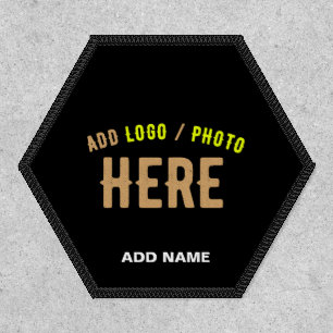 STYLISH MODERN CUSTOMIZABLE BLACK VERIFIED BRANDED PATCH