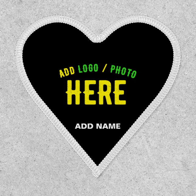 STYLISH MODERN CUSTOMIZABLE BLACK VERIFIED BRANDED PATCH (Front)