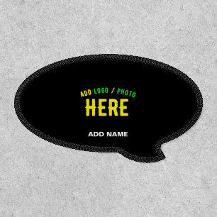 STYLISH MODERN CUSTOMIZABLE BLACK VERIFIED BRANDED PATCH