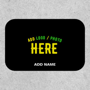 STYLISH MODERN CUSTOMIZABLE BLACK VERIFIED BRANDED PATCH