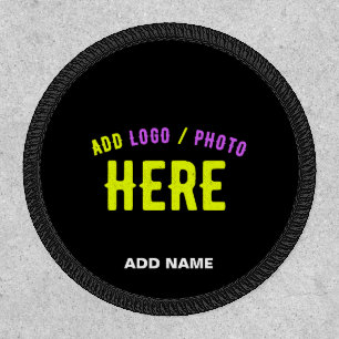 STYLISH MODERN CUSTOMIZABLE BLACK VERIFIED BRANDED PATCH