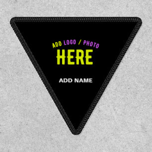STYLISH MODERN CUSTOMIZABLE BLACK VERIFIED BRANDED PATCH