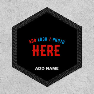 STYLISH MODERN CUSTOMIZABLE BLACK VERIFIED BRANDED PATCH