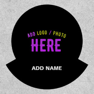 STYLISH MODERN CUSTOMIZABLE BLACK VERIFIED BRANDED PATCH