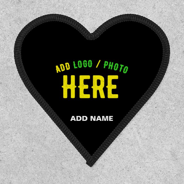 STYLISH MODERN CUSTOMIZABLE BLACK VERIFIED BRANDED PATCH (Front)