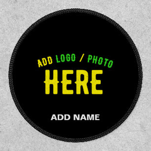 STYLISH MODERN CUSTOMIZABLE BLACK VERIFIED BRANDED PATCH