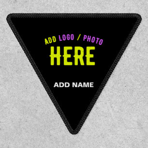 STYLISH MODERN CUSTOMIZABLE BLACK VERIFIED BRANDED PATCH