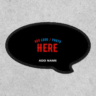 STYLISH MODERN CUSTOMIZABLE BLACK VERIFIED BRANDED PATCH