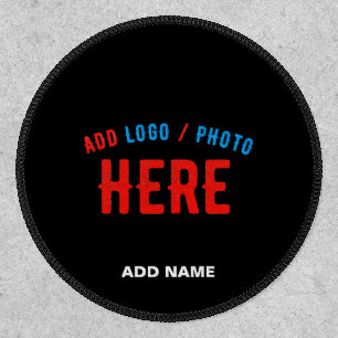 STYLISH MODERN CUSTOMIZABLE BLACK VERIFIED BRANDED PATCH