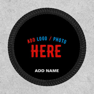 STYLISH MODERN CUSTOMIZABLE BLACK VERIFIED BRANDED PATCH