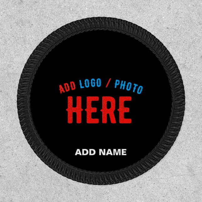 STYLISH MODERN CUSTOMIZABLE BLACK VERIFIED BRANDED PATCH (Front)