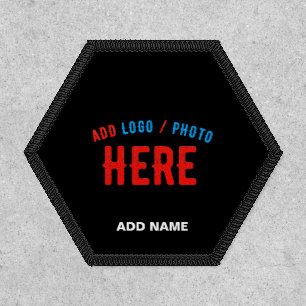 STYLISH MODERN CUSTOMIZABLE BLACK VERIFIED BRANDED PATCH