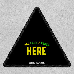 STYLISH MODERN CUSTOMIZABLE BLACK VERIFIED BRANDED PATCH